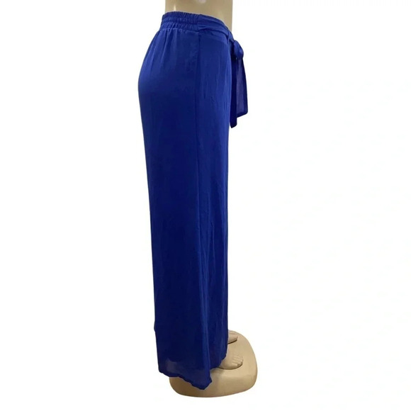 Miss Avenue Blue Wide Leg Pants Size Large (Preowned) - Picture 3 of 6
